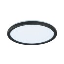 Rabalux 7774 LED vonkajšia stropnica Inverness 1x15W | 1190lm | 2700-6500K | IP44 - diaľkové ovládanie, stmievateľná, nočný režim,WiFi, časovač, čierna