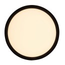 Rabalux 7774 LED vonkajšia stropnica Inverness 1x15W | 1190lm | 2700-6500K | IP44 - diaľkové ovládanie, stmievateľná, nočný režim,WiFi, časovač, čierna