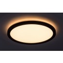 Rabalux 7774 LED vonkajšia stropnica Inverness 1x15W | 1190lm | 2700-6500K | IP44 - diaľkové ovládanie, stmievateľná, nočný režim,WiFi, časovač, čierna