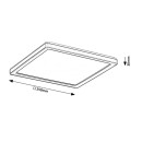 Rabalux 7775 LED vonkajšia stropnica Inverness 1x15W | 1190lm | 2700-6500K | IP44 - diaľkové ovládanie, stmievateľná, nočný režim,WiFi, časovač, čierna