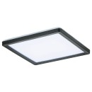 Rabalux 7775 LED vonkajšia stropnica Inverness 1x15W | 1190lm | 2700-6500K | IP44 - diaľkové ovládanie, stmievateľná, nočný režim,WiFi, časovač, čierna