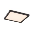 Rabalux 7775 LED vonkajšia stropnica Inverness 1x15W | 1190lm | 2700-6500K | IP44 - diaľkové ovládanie, stmievateľná, nočný režim,WiFi, časovač, čierna