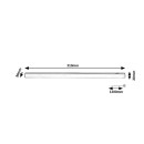 Rabalux 98078003 LED nástenné svietidlo Greg | 4W integrovaný LED zdroj | 390lm | 4000K