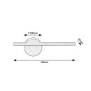 Rabalux 98078034 LED nástenné svietidlo Sabira  | 6W integrovaný LED zdroj | 310lm | 4000K