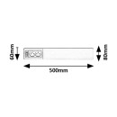Rabalux 98078040 LED nástenné svietidlo Bath  | 10W integrovaný LED zdroj | 900lm | 4000K