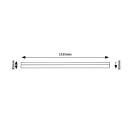 Rabalux 98078051 LED nástenné svietidlo Band2  | 24W integrovaný LED zdroj | 1650lm | 4000K