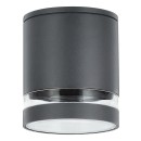 Rabalux 7817 vonkajšie stropné prisadené svietidlo Zombor 1x35W | GU10 | IP54 - antracit