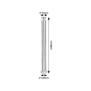Rabalux 7829 LED záhradný stĺpik Lisbon 1x7W | 560lm | 4000K | IP54 - nerez