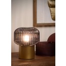 Lucide 78595/01/02 stolná lampička Jany 1x40W | E14 - mosadzná, vypínač na kábli
