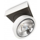 prisadené stropné svietidlo bodové Philips BONQ 1x45W G53 - biela / antracit