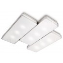 LED prisadené nástenné a stropné svietidlo Philips 9x2W -> nahrádza 80W - matný chróm