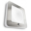vonkajšie nástenné svietidlo s pohybovým čidlom Philips ORCHARD 1x22W 2GX13 - nerezová oceľ