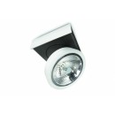 prisadené stropné svietidlo bodové Philips BONQ 1x45W G53 - biela / antracit
