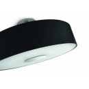 prisadené stropné svietidlo Philips KVETINA 3x42W E14 - čierna