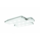 LED prisadené nástenné a stropné svietidlo Philips 9x2W -> nahrádza 80W - matný chróm