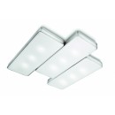 LED prisadené nástenné a stropné svietidlo Philips 9x2W -> nahrádza 80W - matný chróm