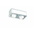 prisadené stropné svietidlo bodové Philips Confident 2x9W GX53 - biela