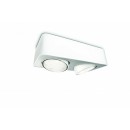 prisadené stropné svietidlo bodové Philips Confident 2x9W GX53 - biela