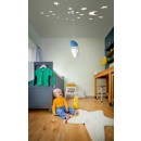 LED detské závesné svietidlo - luster Philips BUDDY 1x2W / 1x20W E27 - modré