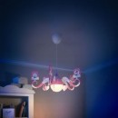 detské závesné stropné svietidlo - luster Philips PRINCESS 1x15W E27 - ružová