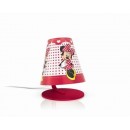 LED detská stolná lampa Philips MINNIE MOUSE 1x4W - červená