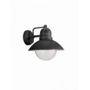 vonkajšie nástenné svietidlo lampa Philips Massive 1x60W E27 - čierna a kovovo sivá