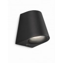 LED vonkajšie nástenné svietidlo Philips Virgo 1x4W - čierna