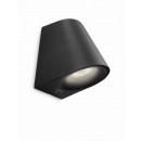 LED vonkajšie nástenné svietidlo Philips Virgo 1x4W - čierna