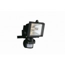 vonkajšie nástenné svietidlo reflektor s pohybovým snímačom Philips Massive 1x150W R7S 78 mm - čierna
