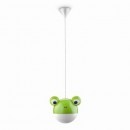 detské závesné stropné svietidlo - luster Philips 1x20W E27 - zelená