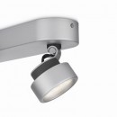 LED prisadené stropné svietidlo bodové Philips RIMUS 2x3W -> nahrádza 45W - šedá