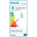 LED nástenné svietidlo lampa Philips 1x2,5W -> nahrádza 20W - hliník