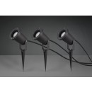 Trio 800260342 set 3 vonkajších reflektorov Ubangi 3x28W | GU10 | IP65 - k zapichnutieu do zeme