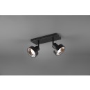 Trio 800700232 prisadené stropné bodové svietidlo Leon 2x35W | GU10 | IP20 - čierna