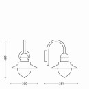Philips 01652/52 / PN vonkajšie nástenné svietidlo Raindrop 1x60W | E27 | IP44 - nerez