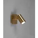 Trio 802400104 prisadené stropné či nástenné bodové svietidlo Marley 1x35W | GU10 - mosadz