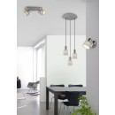 Trio 803600207 prisadené stropné a nástenné svietidlo Wailer 2x5W | GU10 | IP20 - nikel so šedou