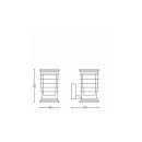 Philips 15280/54 / PN nástenné vonkajšie svietidlo Patio 1xE27 | IP44 - čierna