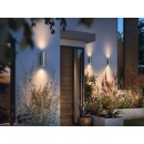 Philips Hue 17463/47 / P7 vonkajšie nástenné svietidlo appear 2x8W | 1200L | 2000-6500K | RGB | IP44 - White and Color Ambiance, nerez