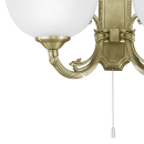 Eglo 82752 nástenné svietidlo Savoy 2x40W | E14 - bronz