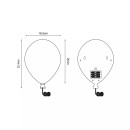 Zuma Line 003064-029595 LED nástenné svietidlo BALLOON integrovaný LED zdroj