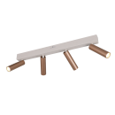 Trio T849210465 LED bodové stropné svietidlo AMBALA | 5W integrovaný LED zdroj | 4x500lm | 2300+3000+4000K | hnedá