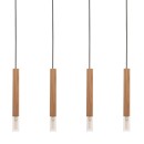 Zuma Line 003064-024518 závesné stropné svietidlo MADERA G9