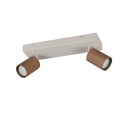 Trio T867700265 bodové stropné svietidlo SOKA  | 10W GU10 | hnedá