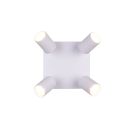 Trio T867730431 bodové stropné svietidlo SOKA  | 10W GU10 | biela
