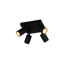 Trio T867730432 bodové stropné svietidlo SOKA | 10W GU10 | čierna