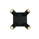 Trio T867730432 bodové stropné svietidlo SOKA | 10W GU10 | čierna