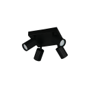 Trio T867730432 bodové stropné svietidlo SOKA | 10W GU10 | čierna