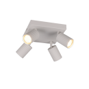 Trio T867730476 bodové stropné svietidlo SOKA  | 10W GU10 | sivá