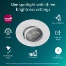 Philips 8721103037930 LED zapustené svietidlo Cilantro  | 5W integrovaný LED zdroj | 500lm | 2700K | biela